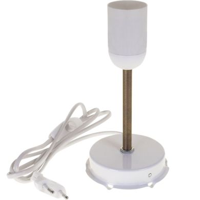 Base for Table Lamp CANARIA 1xE27 H.18xD.9cm White