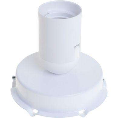 Base para candeeiro de mesa CANARIA 1xE27 Alt.9xD.11cm Branco