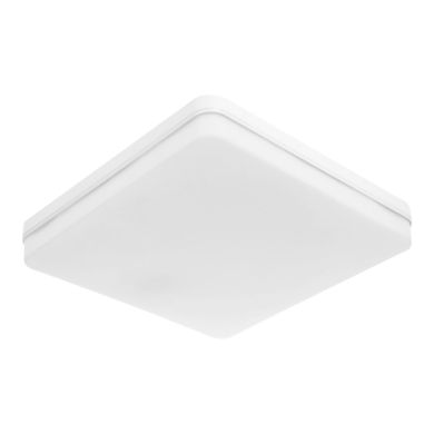 Plafón BISMUTO cuadrado 1x36W LED 3240lm 6500K L.23xAn.23xAl.3,5cm Blanco