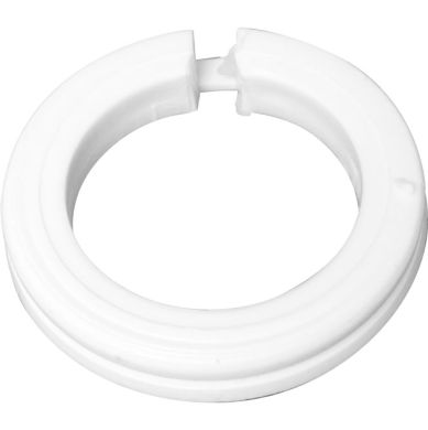 Adaptador branco de plástico de suporte de lâmpada E14 p/encaixe de abat-jour E27 0,7xD.4,3cm