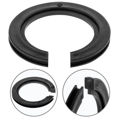 Plastic E14 shade adapter ring for lampshades fitting E27 0,4xD.4,5cm black