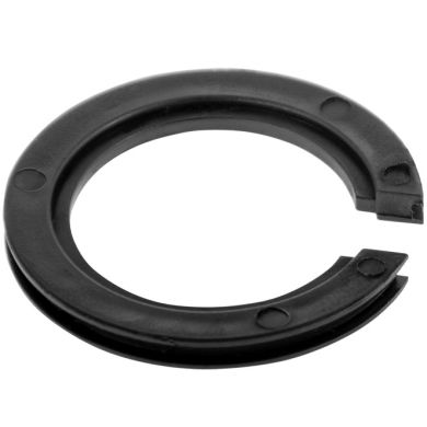 Adaptador plastico negro portalámparas E14 para pantalla E27 0,4xD.4,5cm