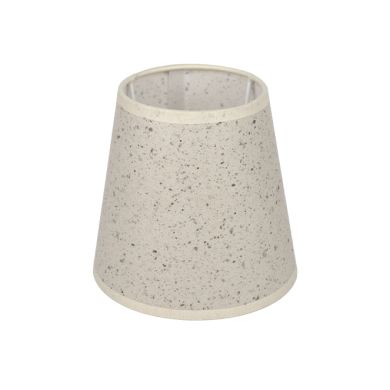Abat-jour AUTON redondo cónico com encaixe E27 Alt.14xD.15cm creme
