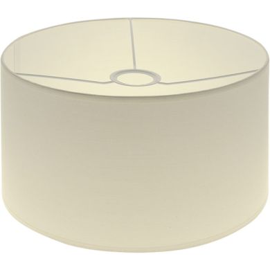 Lampshade CIPRIOTA round fabric PVC802 with fitting E27 H.17xD.30cm Beije