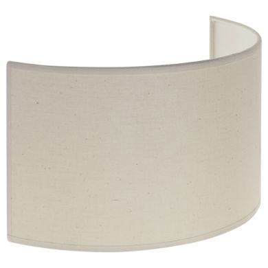 Lampshade CIPRIOTA round fabric PVC8886 with fitting E27 L.30xW.14xH.17cm Natural (Raw)