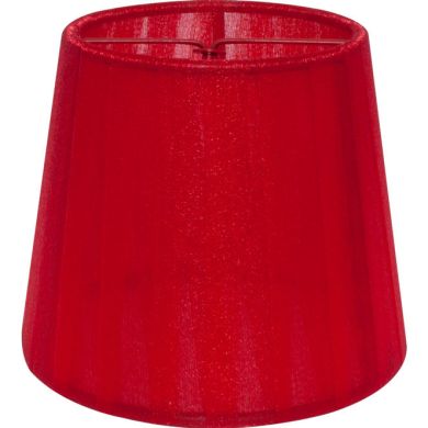 Lampshade AUSTRALIANO round & conic with clamp H.10xD.12cm Red
