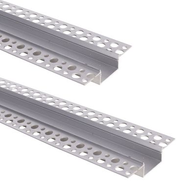 Calha de pladur para fita LED com difusor opalino L.62x Alt.15mm