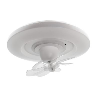 Ceiling fan DC RAKI MOVE white, 6 blades, 38W LED 3000-6000K, H.21xD.48cm