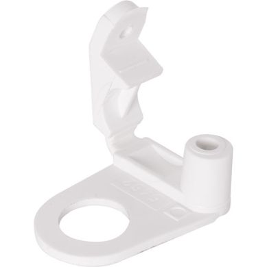 Ring cord grip for flat cables H03VVH2-F, white