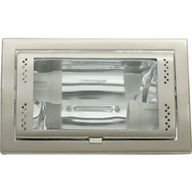 Downlight Empotrable SOKAR retangular 2xE27 L.23xAn.14,5xAl.11cm Niquel