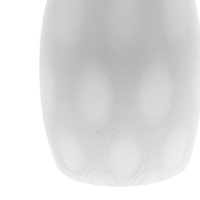 Colgante HERNER pequeño 1xE27 Al.Reg.xD.12cm cristal Blanco