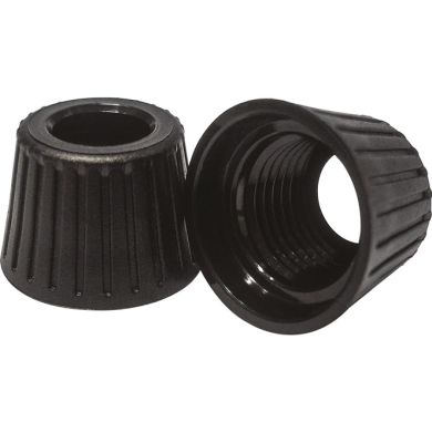 Arandela negro para interruptor de botón série 330VH Alt.10, 3mm, en termoplástico