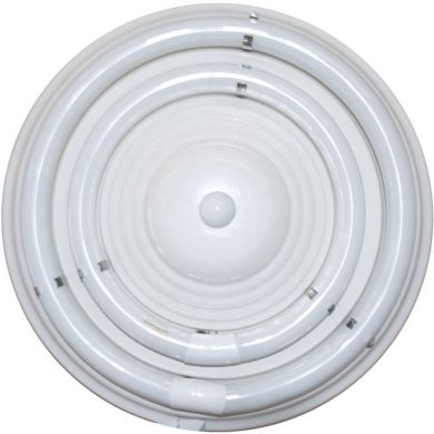 Plafond CIRCE redondo 1xG10q T9 circ.+1x40WG10q (T9 circ.) Alt.9xD.46cm Branco