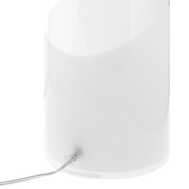 Candeeiro de mesa HERNER 1xE14 Alt.35xD.18cm Vidro Branco/Transparente