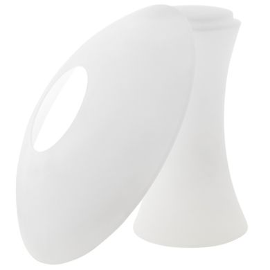 Candeeiro de mesa HERNER 1xE14 Alt.28xD.34cm Vidro Opaco