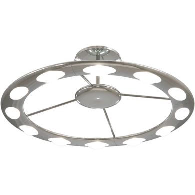 Plafond NAZARINA 12xG9 H.30xD.81cm Chrome