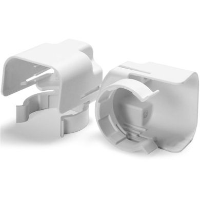 Natural dome for 2-pieces lampholder 83, 84, 86, 87 snap-on, in thermoplastic resin