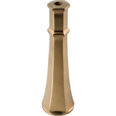 Column H.16,5xD.4,8cm, in raw brass