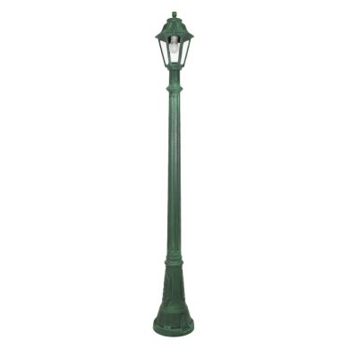 Pillar ANNA 1xE27 8,5W CCT (3colors) switch IP55 H.182xD.24,5cm green resin