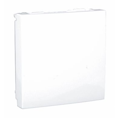 Tapa Ciega QUADRA45 (2 Módulos) en blanco mate