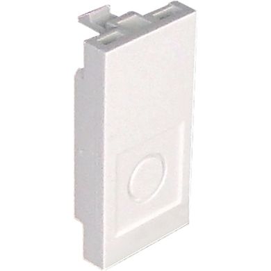 Blind Face Plate QUADRA45 (1 module) in white