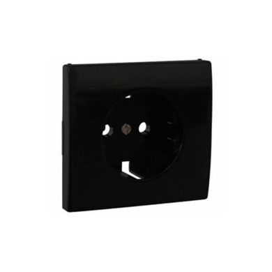 Tapa APOLO5000 para Base Schuko en negro