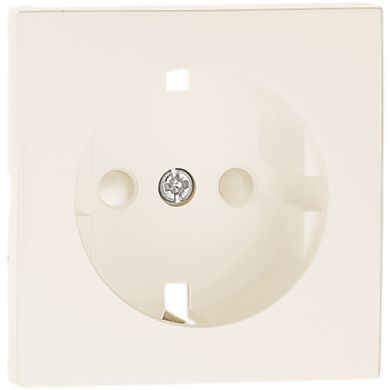 Safety cover plate LOGUS90 for earth socket (schuko type) in ivory