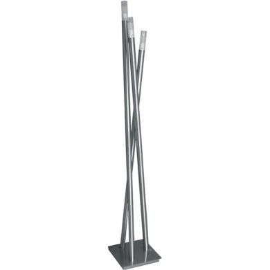 Floor Lamp REIMS square 3xE14 L.30xW.30xH.177cm Satin Nickel