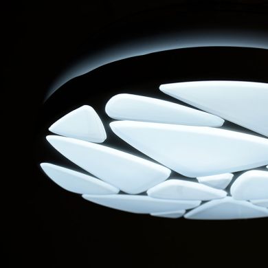 Ventoinha de tecto MARTE branca, 4 palas retráteis, 72W LED 3000|4000|6000K, Alt.35xD.108/50cm