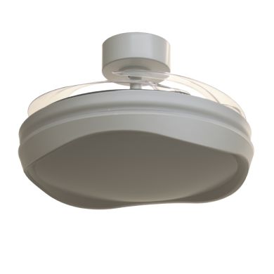 Ventoinha de tecto ALMATI branco, 4 palas retráteis, 72W LED 3000|4000|6000K, Alt.35xD.108/50cm