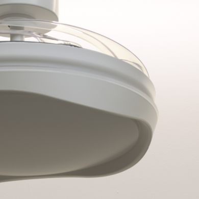 Ventoinha de tecto ALMATI branco, 4 palas retráteis, 72W LED 3000|4000|6000K, Alt.35xD.108/50cm