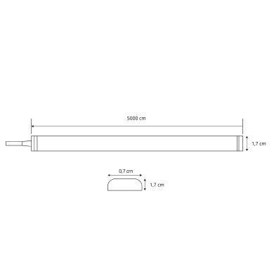 Fita LED EXPLORER neon 230V 6W/m 4000K IP65