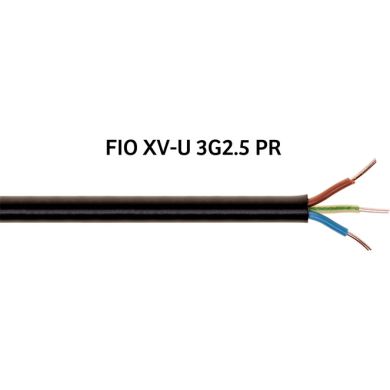 Cabo Baixa Tensão rígido XV-U 3x2,5mm2 preto/vermelho
