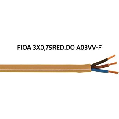 Cabo redondo A03VV-F 3x0,75mm2 dourado