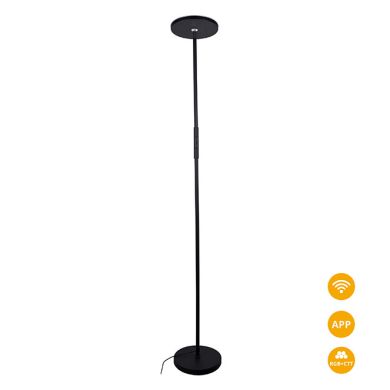 Floor lamp SMART 24W LED RGB+CCT (2700K-6500K), APP, WIFI+BLUETOOTH, Alexa and Google Assistant