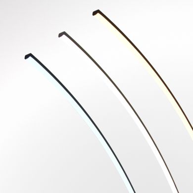 Floor lamp ROMA 48W LED CCT (3000K/4000/6000K), in black