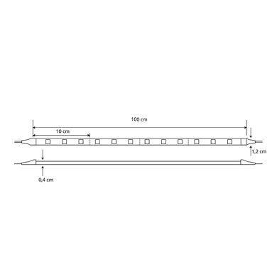 LED Strip 230V 17W/m 130LED/m 6000K IP65 1m (multiples of 5m)