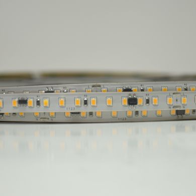 Fita LED 230V 17W/m 120LED/m 2700K IP65 (revestida c/manga retráctil) 50m/rolo