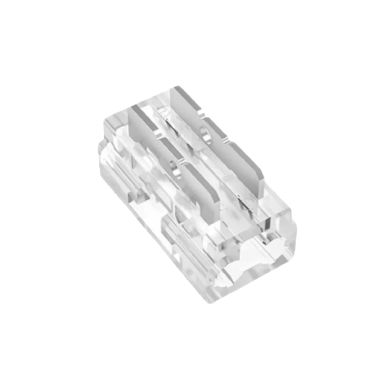 Conector 9 en 1 para tira LED SMD/COB 1 color 8 mm (2 pines) IP20 transparente