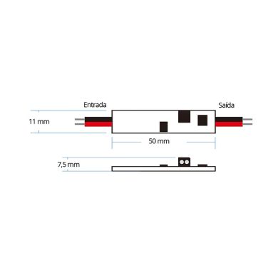 Door sensor switch 12V/24Vdc 1 channel 4A