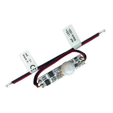 Interruptor com sensor de movimento PIR 12V/24Vdc 3A