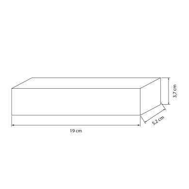 Transformador de tensão constante  MEANWELL AC/DC 24Vdc 100W IP67 19x5,2x3,7cm