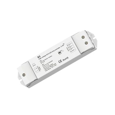 RGB/CCT/Dimming 3 Channel High Voltage LED Strip Controller