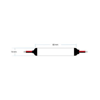 Mini controlador RF LED 12V/24Vdc 1 canal 3A