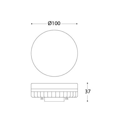 Light Bulb GX53 LED-CCT 10W CCT (3000/4000/6500K)