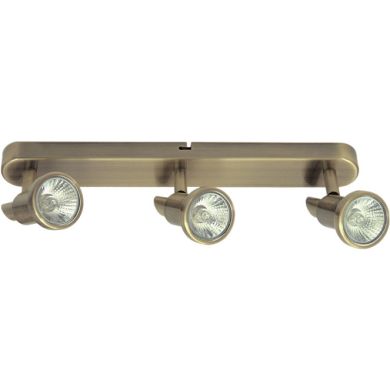 Wall Lamp LAURENTINO 3xGU10 L.36xW.10xH.6cm Antique Brass