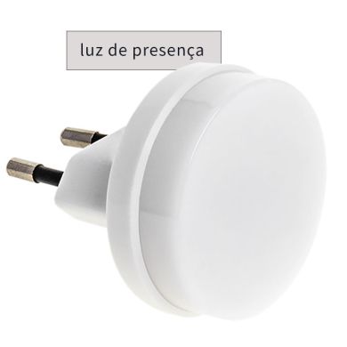 Luz presença DREAM 1x1W LED L.5,5xD.4,5cm Branco