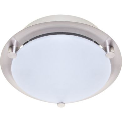 Plafond LARGO small 1xG9 H.4,5xD.16,5cm Satin Nickel