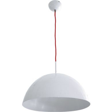 Suspensão MELISSA 1xE27 Alt.Reg.xD.40cm Branco