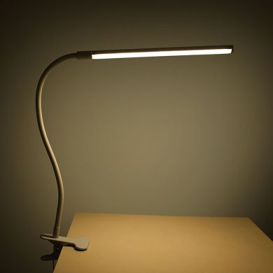 Table lamp OFFICE 7W LED 4000K with clip H.70xD.2,3cm in white